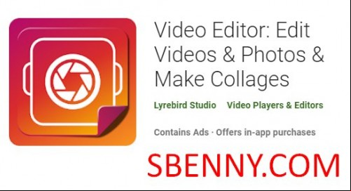 Video Editor: Edit Videos &amp; Photos &amp; Make Collages MOD APK