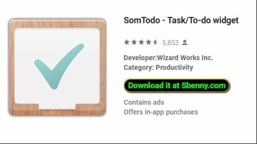 SomTodo - Task/To-do widget MOD APK