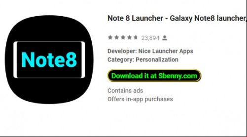 Note 8 Launcher - Galaxy Note8 launcher, theme MOD APK