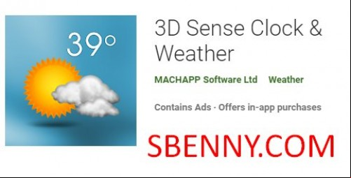 3D Sense Clock &amp; Weather MOD APK