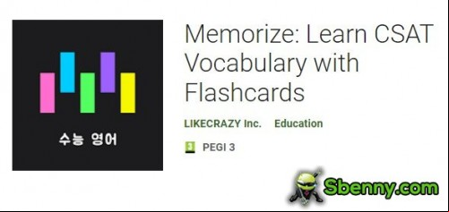 Memorize: Learn CSAT Vocabulary with Flashcards APK