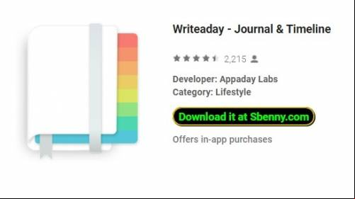 Writeaday - Journal &amp; Timeline MOD APK