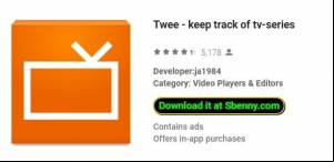 Twee - keep track of tv-series MOD APK