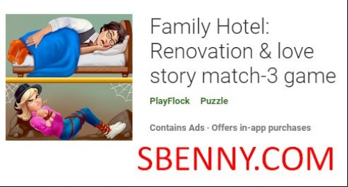 Family Hotel: Renovation &amp; love story match-3 game MOD APK