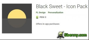Black Sweet - Icon Pack MOD APK